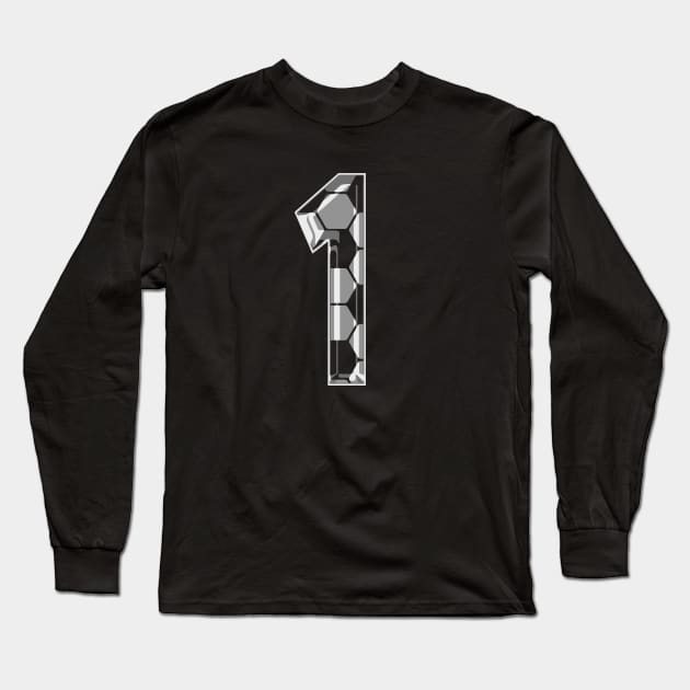 Soccer Number 0 Soccer Jersey #0 Soccer Mom Player Fan Long Sleeve T-Shirt by TeeCreations